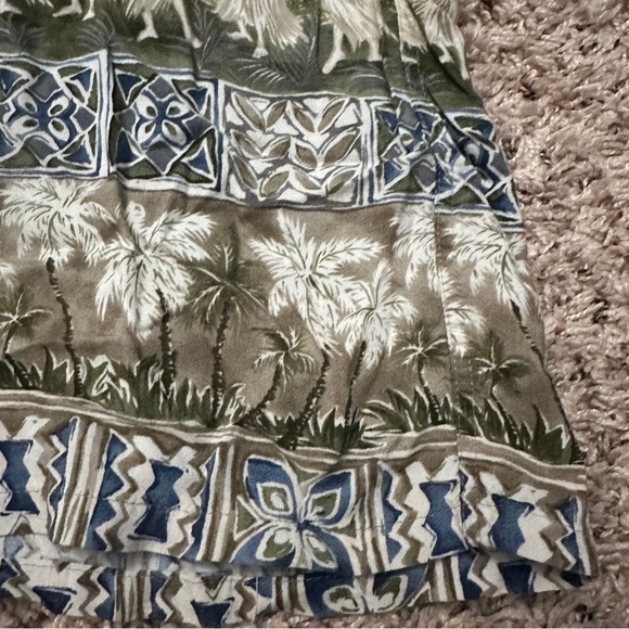 Vintage Campia Moda Tan Button Up Hawaiian Shirt Short Sleeve Men’s Size 2X - Picture 6 of 16